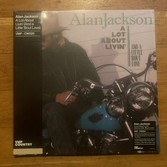 Alan Jackson A Lot About Livin' LP ~ Exclusive 180g Colored Vinyl ~ Brand New! - Picture 2 of 3